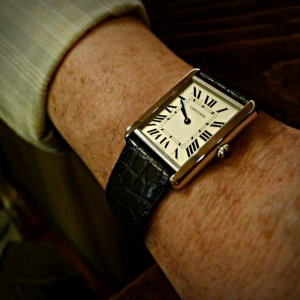 Cartier Tank - some wrist shots